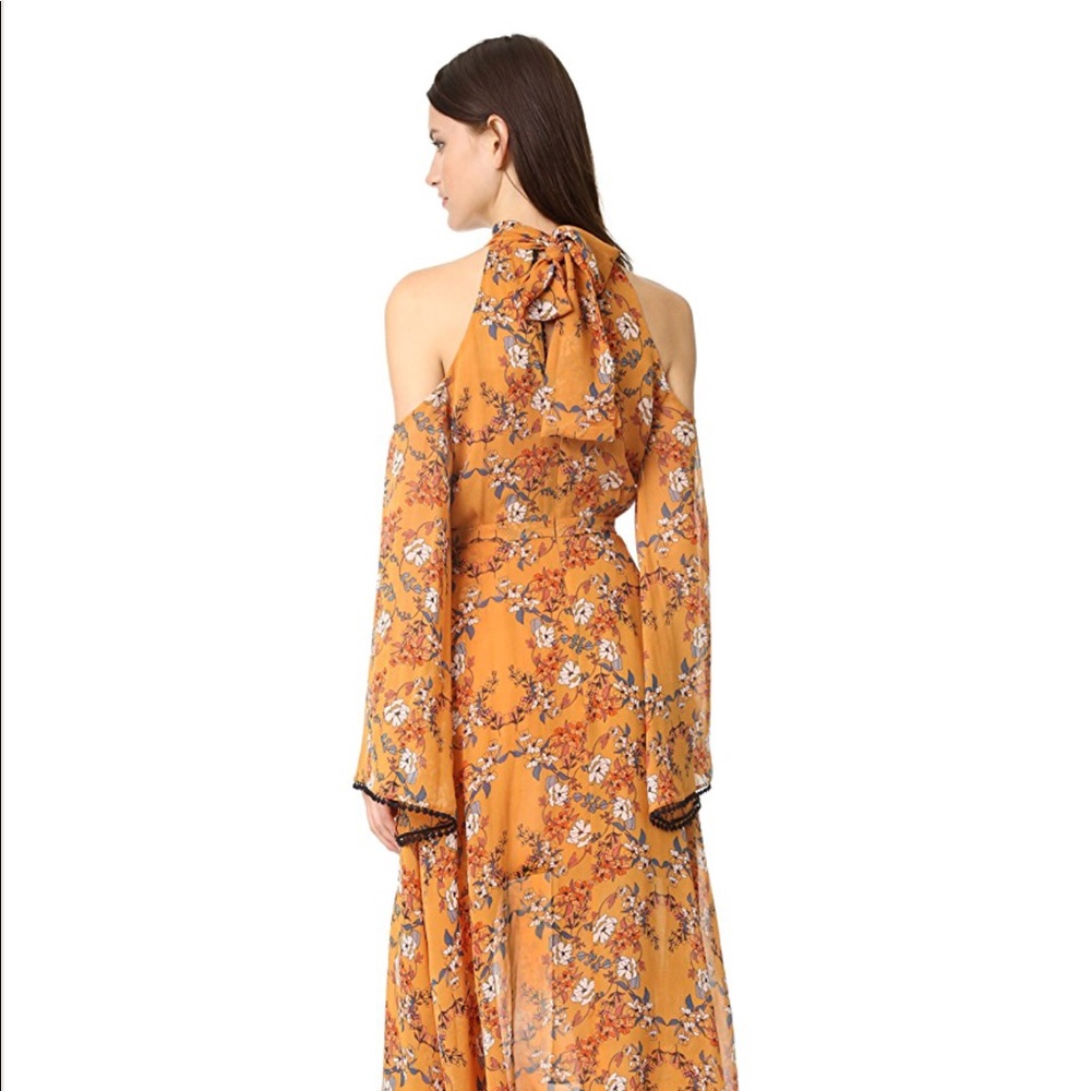 Nicholas wrap dress 🔥 silk, open shoulders - Picture 3 of 5